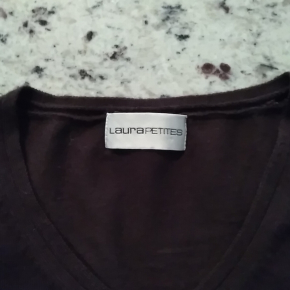 LAURA PETITES V-Neck Sweater - Picture 2 of 5